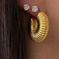 Croissant Hoop Earring