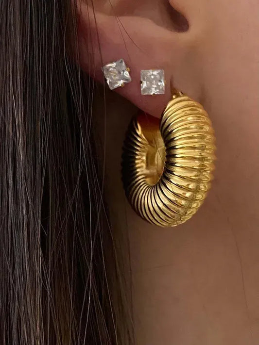 Croissant Hoop Earring