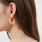 Croissant Hoop Earring